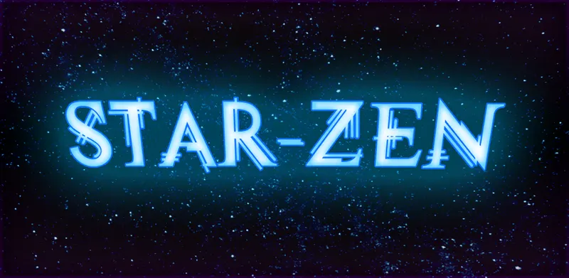 Star-Zen key art showing star clusters on a celestial grid